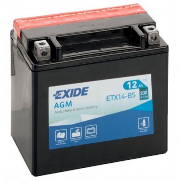 EXIDE AGM 12Ah 200A (ETX14-BS)